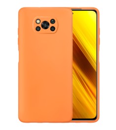 Силикон Original Case Xiaomi Poco X3 (Персиковый)