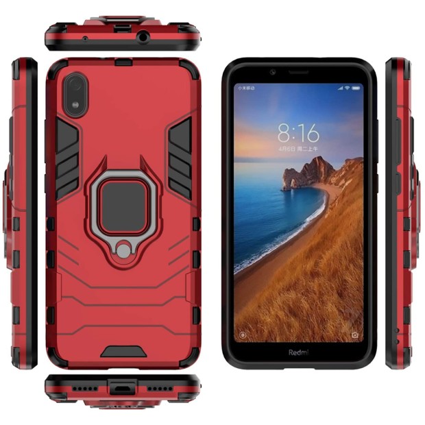 Бронь-чохол Ring Armor Case Xiaomi Redmi 7A (Червоний)