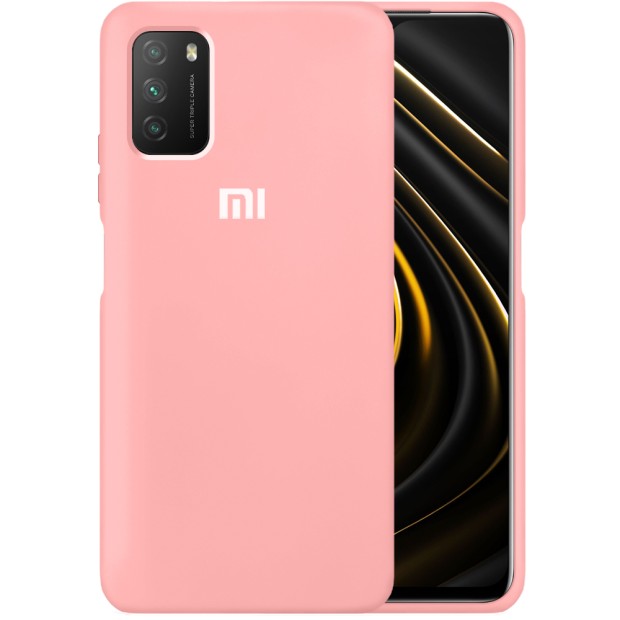 Силікон Original 360 Case Logo Xiaomi Poco M3 (Рожевий)