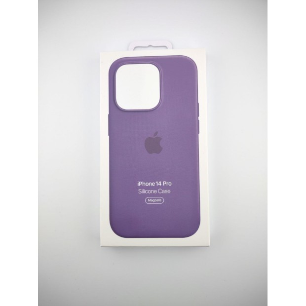 Чехол Silicone Case with MagSafe Apple iPhone 14 Pro (Iris)