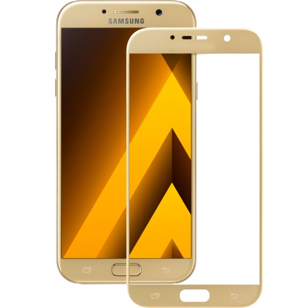 Стекло 5D Samsung Galaxy A5 (2017) A520 Gold