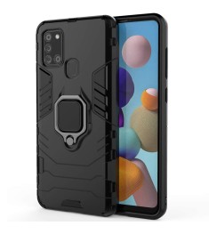 Бронь-чохол Ring Armor Case Samsung Galaxy A21S (2020) (Чорний)