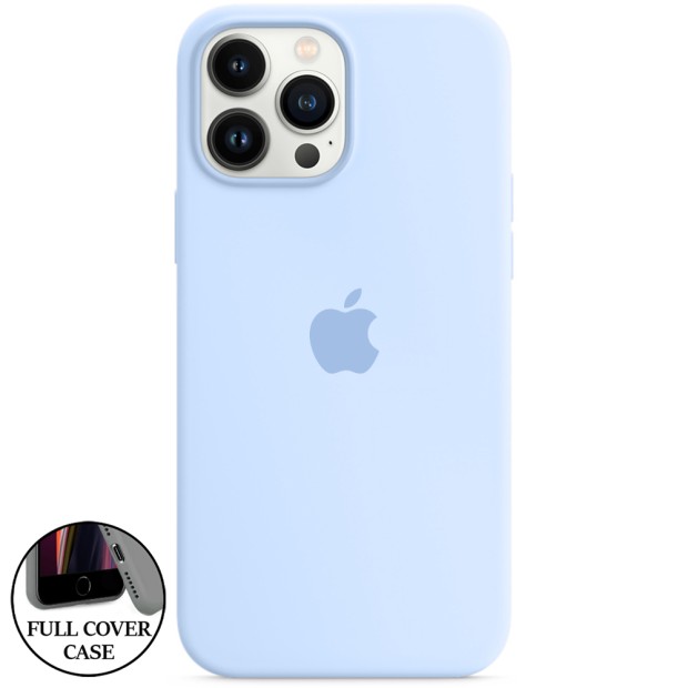 Силикон Original Round Case Apple iPhone 13 Pro Max (53) Sky Blue