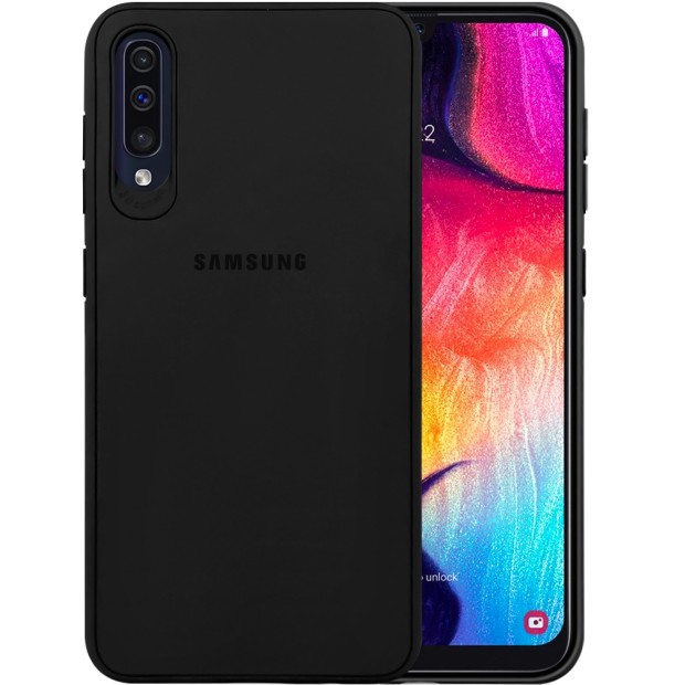 Силиконовый чехол Junket Case Samsung Galaxy A30s / A50 / A50s (2019) (Чёрный)