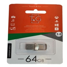 USB + Type-C флеш-накопитель Touch & Go 104 Metal Series 64Gb (Короткая)