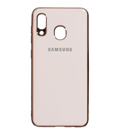 Силикон Zefir Case Samsung Galaxy A20 / A30 (2019) (Розовое-золото)