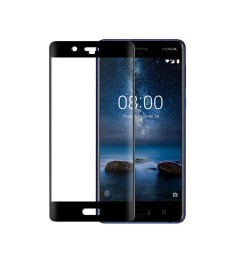 Защитное стекло 5D Nokia 8 Black