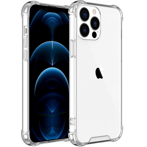 Силикон 6D Apple iPhone 13 Pro (Прозрачный)