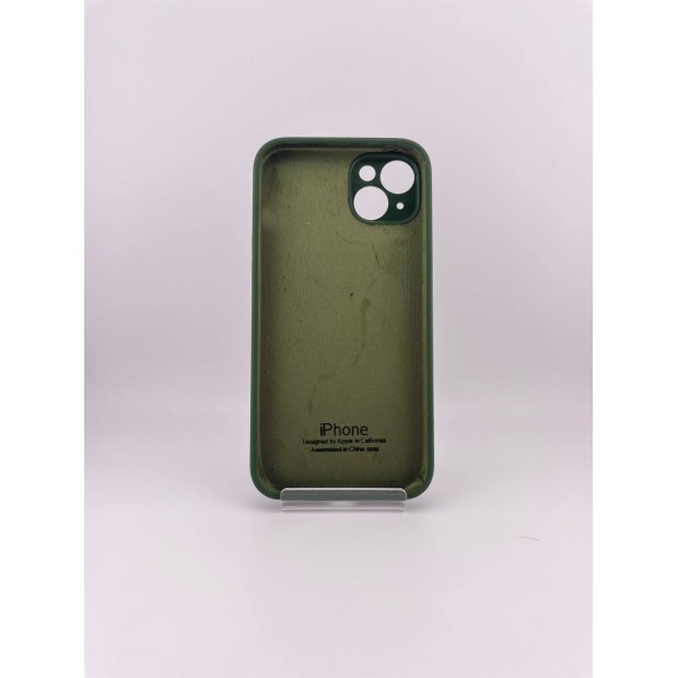 Силикон Original RoundCam Case Apple iPhone 14 Plus (73) Forest Green