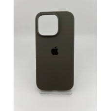 Силикон Original Round Case Apple iPhone 16 Pro (19) Dark Grey