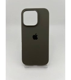 Силикон Original Round Case Apple iPhone 16 Pro (19) Dark Grey