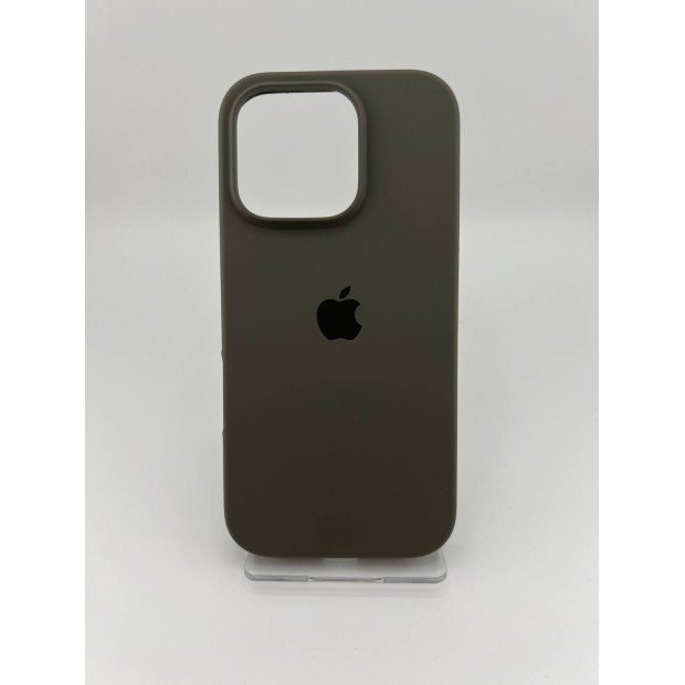 Силикон Original Round Case Apple iPhone 16 Pro (19) Dark Grey