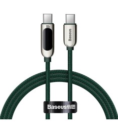 USB-кабель Baseus Display 100W (1m) (Type-C-Type-C) (Зелёный) CATSK-B06
