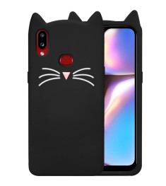 Силиконовый чехол Kitty Case Samsung Galaxy A10S (Чёрный)