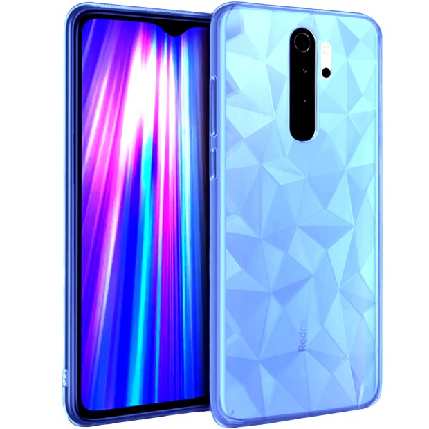 Силиконовый чехол Prism Case Xiaomi Redmi Note 8 Pro (Синий)