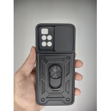Бронь-чехол Ring Serge Armor ShutCam Case Xiaomi Redmi 10 (Черный)