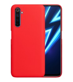 Силикон iNavi Color Realme 6 Pro (Красный)