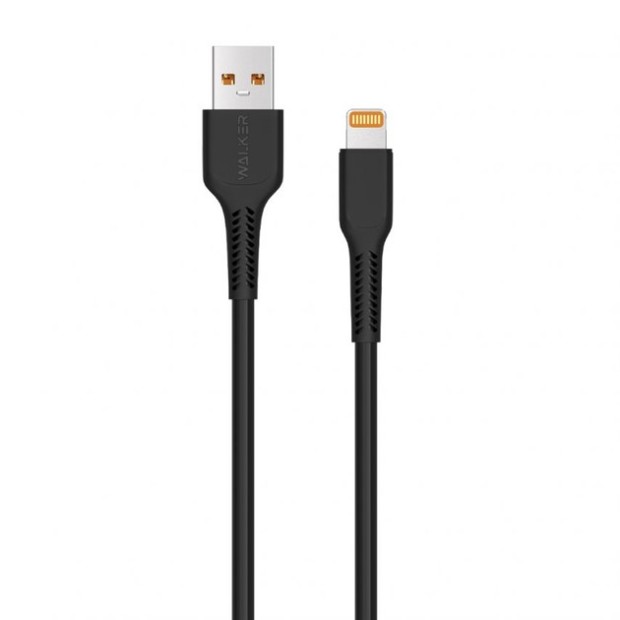 USB-кабель Walker C315 (1m) (Lightning) (Чёрный)