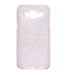 Силиконовый чехол Glitter Samsung Galaxy J2 (2016) J200 (розовый)