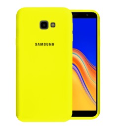 Силикон Original 360 Case Logo Samsung Galaxy J4 Plus (2018) J415 (Жёлтый)