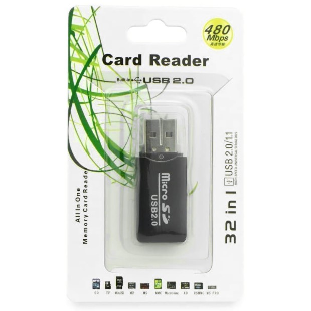 Переходник Card Reader RS052 (Чёрный)