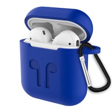 Чехол для наушников Full Silicone Case Apple AirPods 1 / 2 (48) Ultramarine