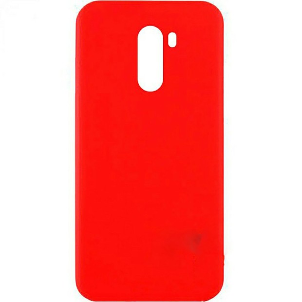Силиконовый чехол Multicolor Xiaomi Pocophone F1 (красный)