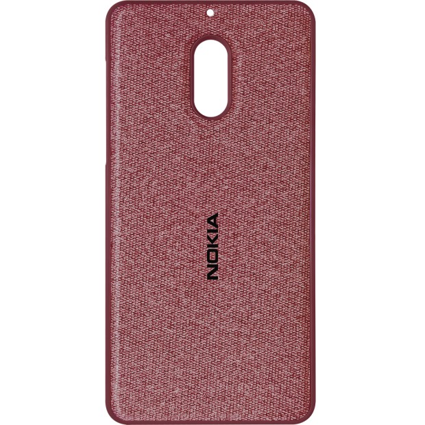 Силікон Textile Nokia 6 (Бордовий)