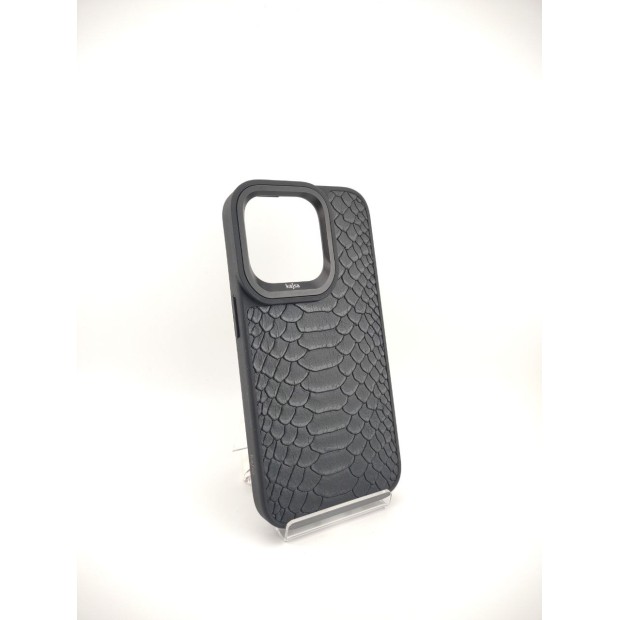 Чехол Kajsa Snake Pattern iPhone 15 Pro (Black)