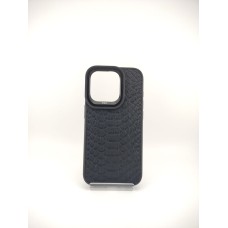 Чехол Kajsa Snake Pattern iPhone 15 Pro (Black)