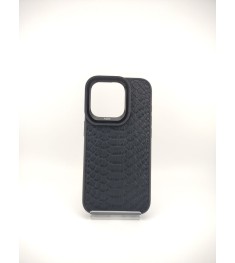 Чехол Kajsa Snake Pattern iPhone 15 Pro (Black)