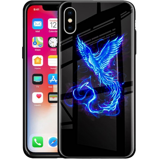 Накладка Luminous Glass Case Apple iPhone X / XS (Phoenix)