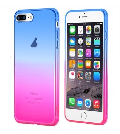 Силикон WS Gradient Apple iPhone 7 Plus / 8 Plus (Blue & Pink )