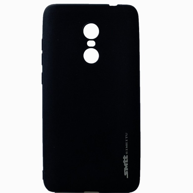 Силиконовый чехол SMTT Xiaomi Redmi Note 4 (черный)
