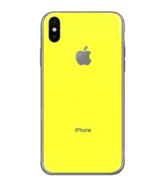 Силиконовый чехол Zefir Case Apple iPhone Xs Max (Жёлтый)