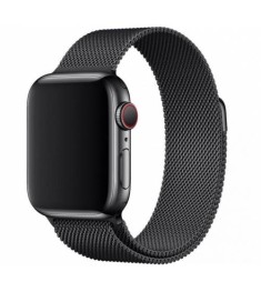 Ремешок Milanese Loop Premium Apple Watch 38 / 40 / 41mm (Black)