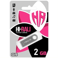 USB флеш-накопичувач Hi-Rali Shuttle Series 2Gb (Сірий)