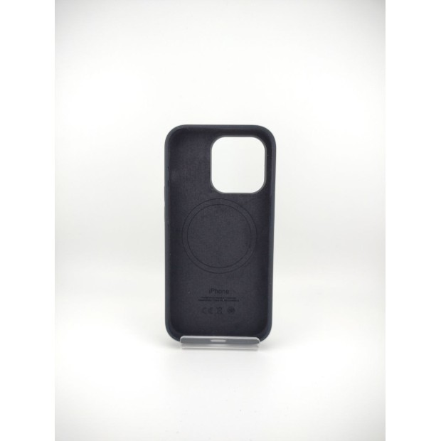 Чехол Silicone Case with MagSafe Apple iPhone 14 Pro (Mignight)