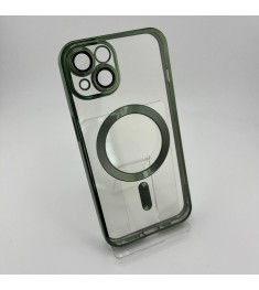 Чехол UMKU Shining with MagSafe Apple iPhone 13 (Green)