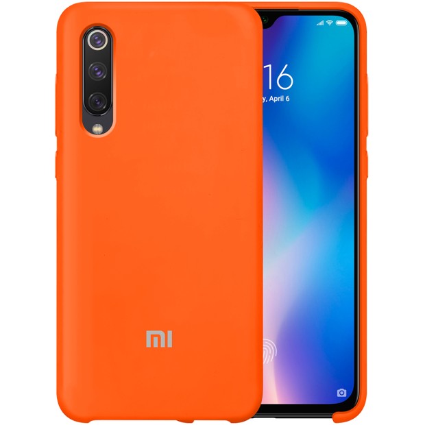 Силиконовый чехол Original Case Xiaomi Mi9 SE (Оранжевый)