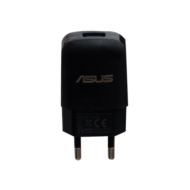 СЗУ-адаптер Asus YJ-06 2A + MicroUSB-кабель (Чёрный)