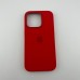 Чехол Silicone Case with MagSafe Apple iPhone 14 Pro (Red)