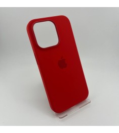 Чехол Silicone Case with MagSafe Apple iPhone 14 Pro (Red)