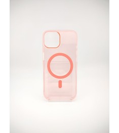 Чехол Clear Case Premium with MagSafe Apple iPhone 15 (Pink Sand)