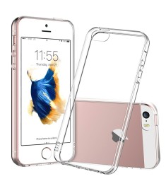 Силиконовый чехол QU Case Apple iPhone 5 / 5s / SE (Прозрачный)