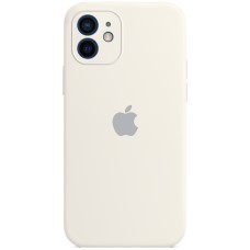 Силикон Original RoundCam Case Apple iPhone 12 (06) White
