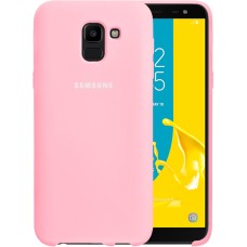 Силиконовый чехол Original Case Samsung Galaxy J6 (2018) J600 (Розовый)