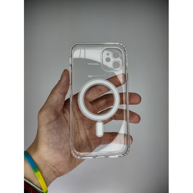 Чехол Clear Case with MagSafe Apple iPhone 11 (Прозрачный)