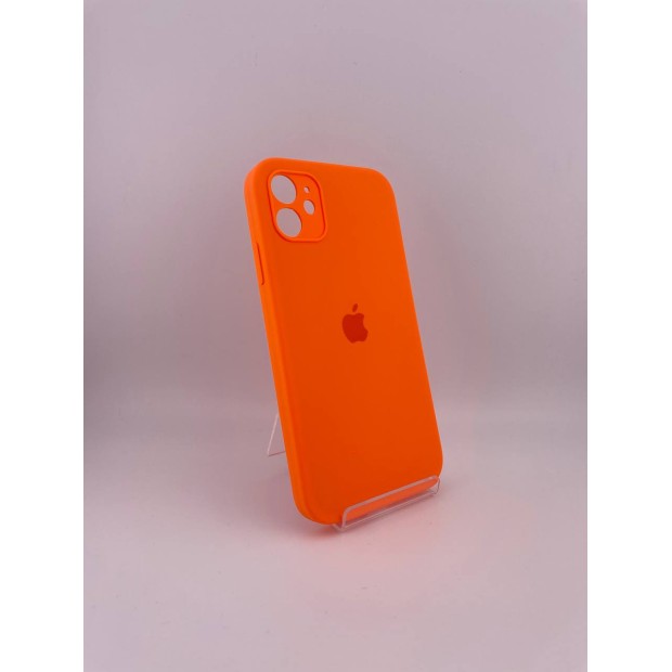 Силикон Original Square RoundCam Case Apple iPhone 11 (18) Orange