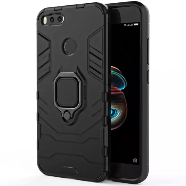Бронь-чехол Ring Armor Case Xiaomi Mi A1 / Mi5x (Чёрный)